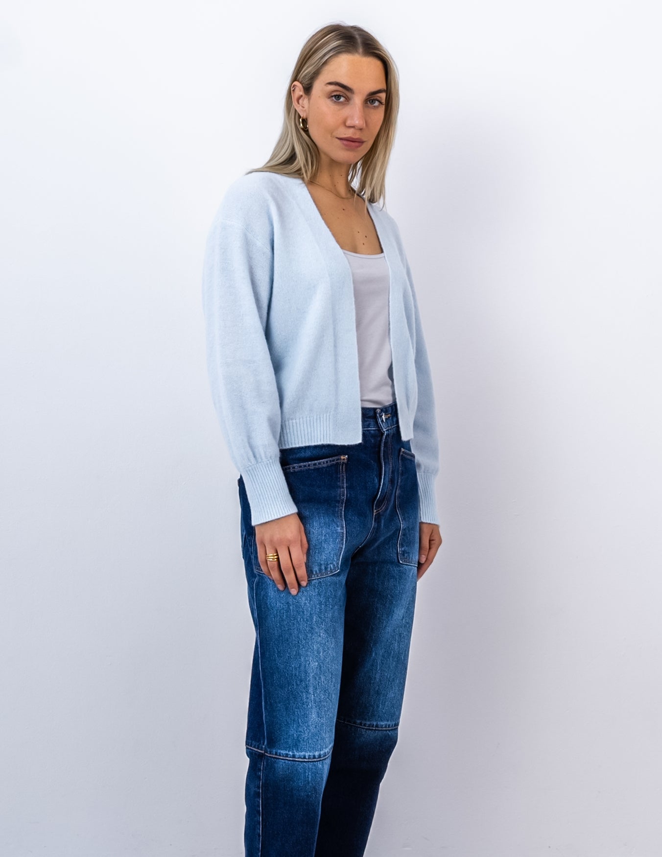 Louiza Cardigan | Ice blue