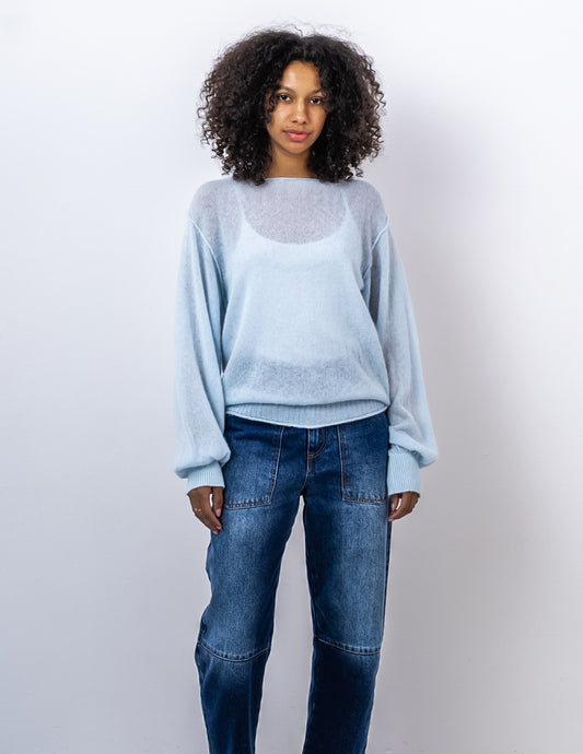 Lupin Sweater | Ice blue