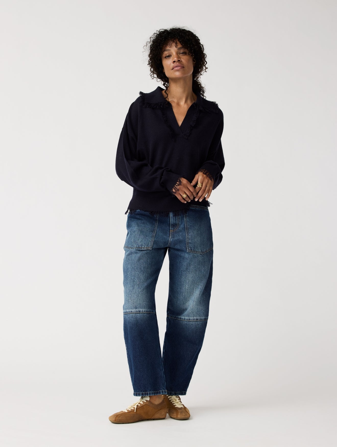 Heather Denim | Dark-Blue-Vintage