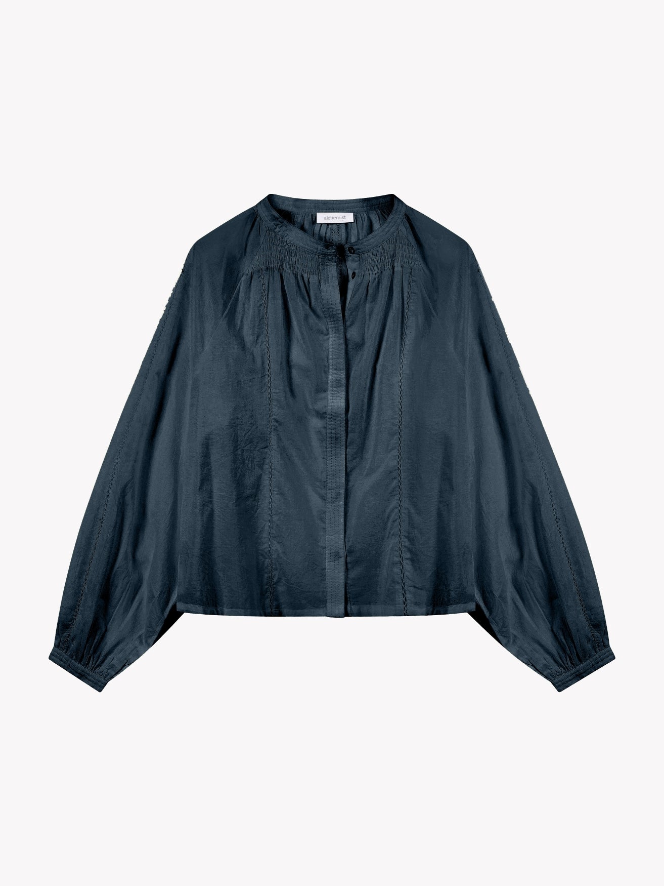 Hibiscus Top | Navy