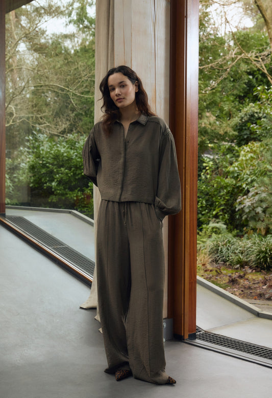 Eva Blouse | Khaki