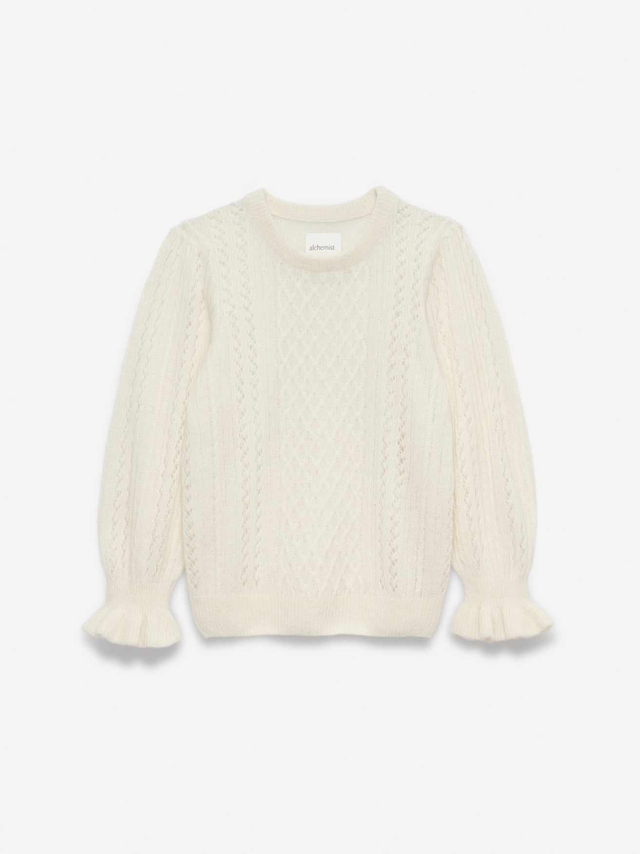 Anna Pullover | Wool white