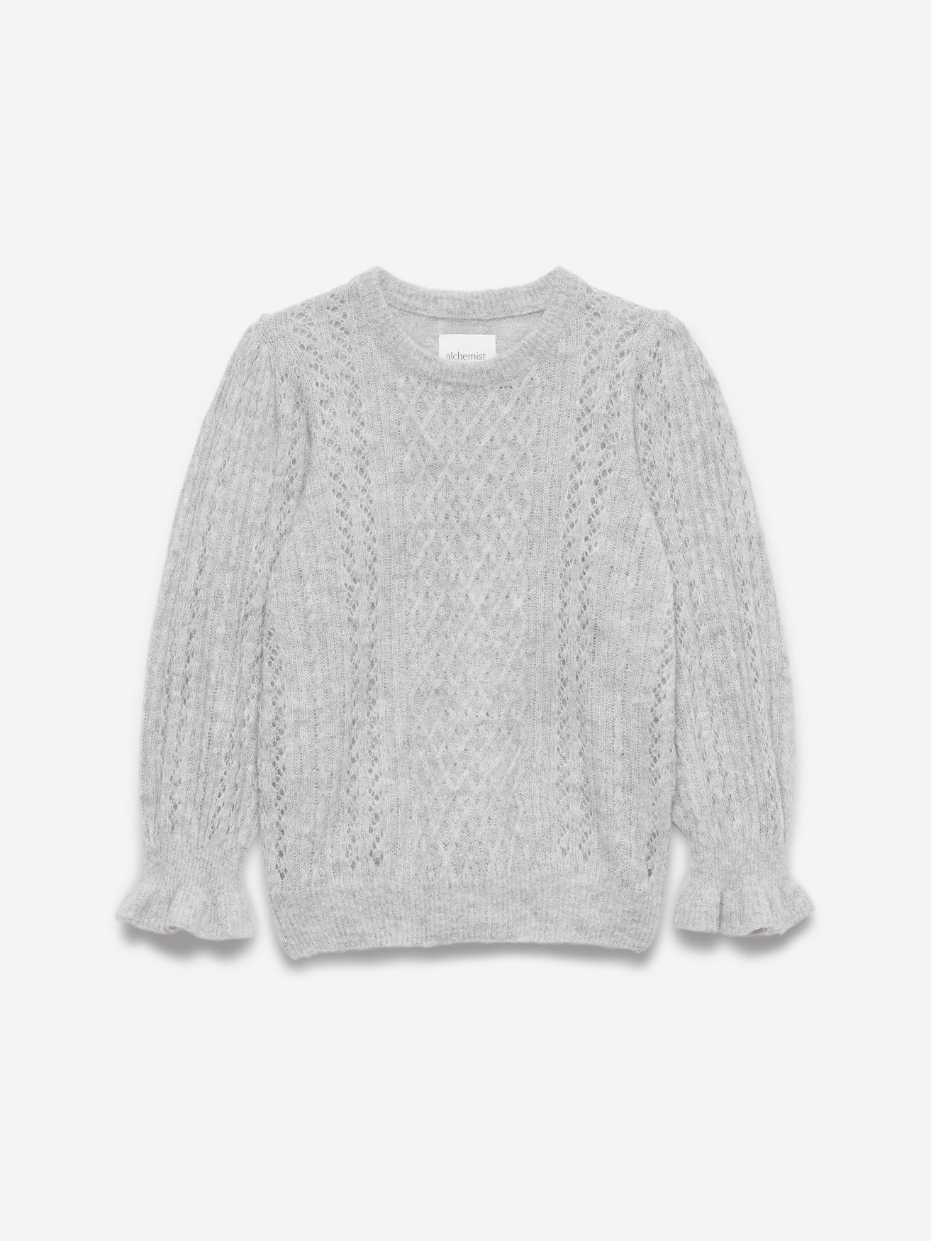 Anna Pullover | Light grey melange