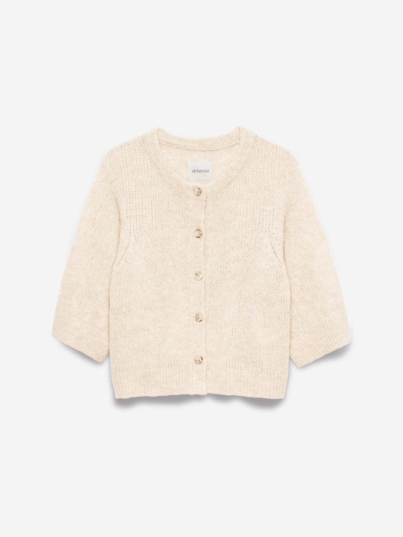 Caroline Cardigan | Wool white