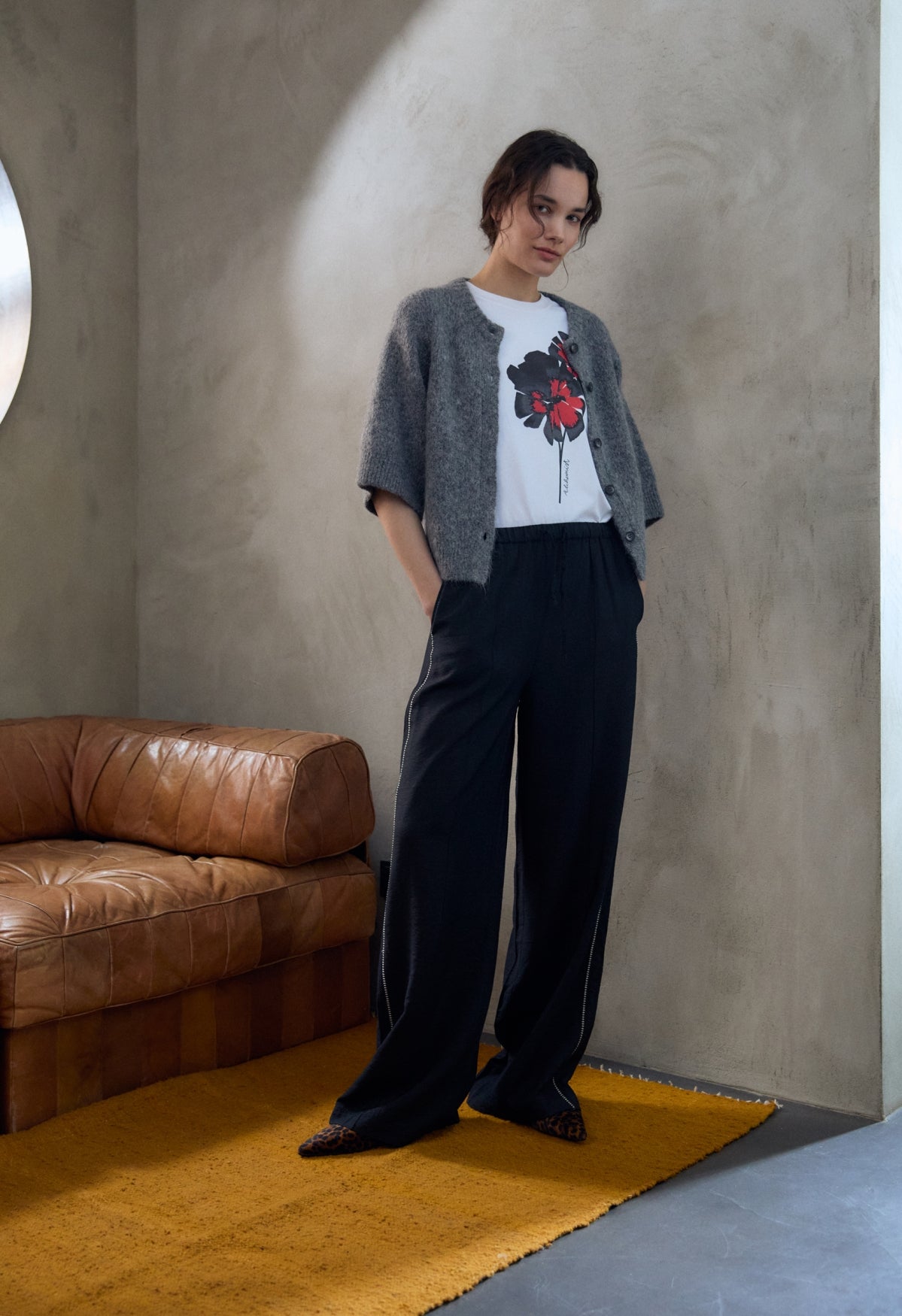 Caroline | Dark grey melange