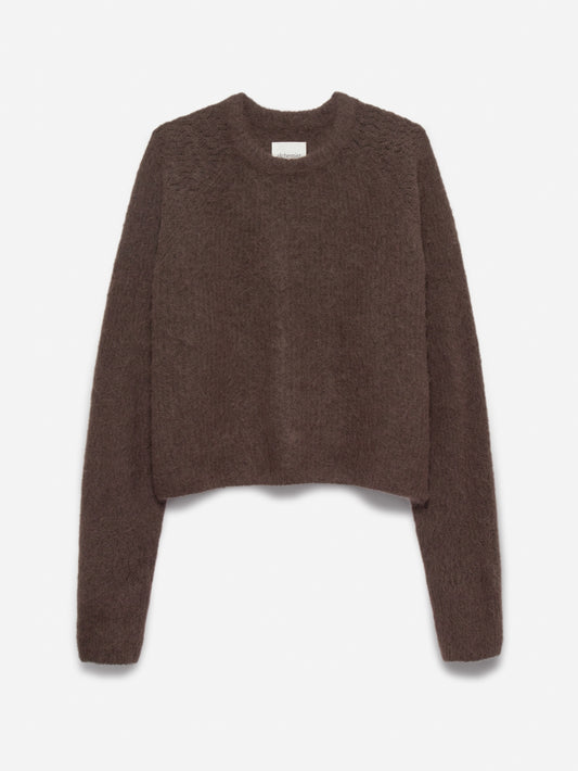 Sesame Pullover | Dark brown