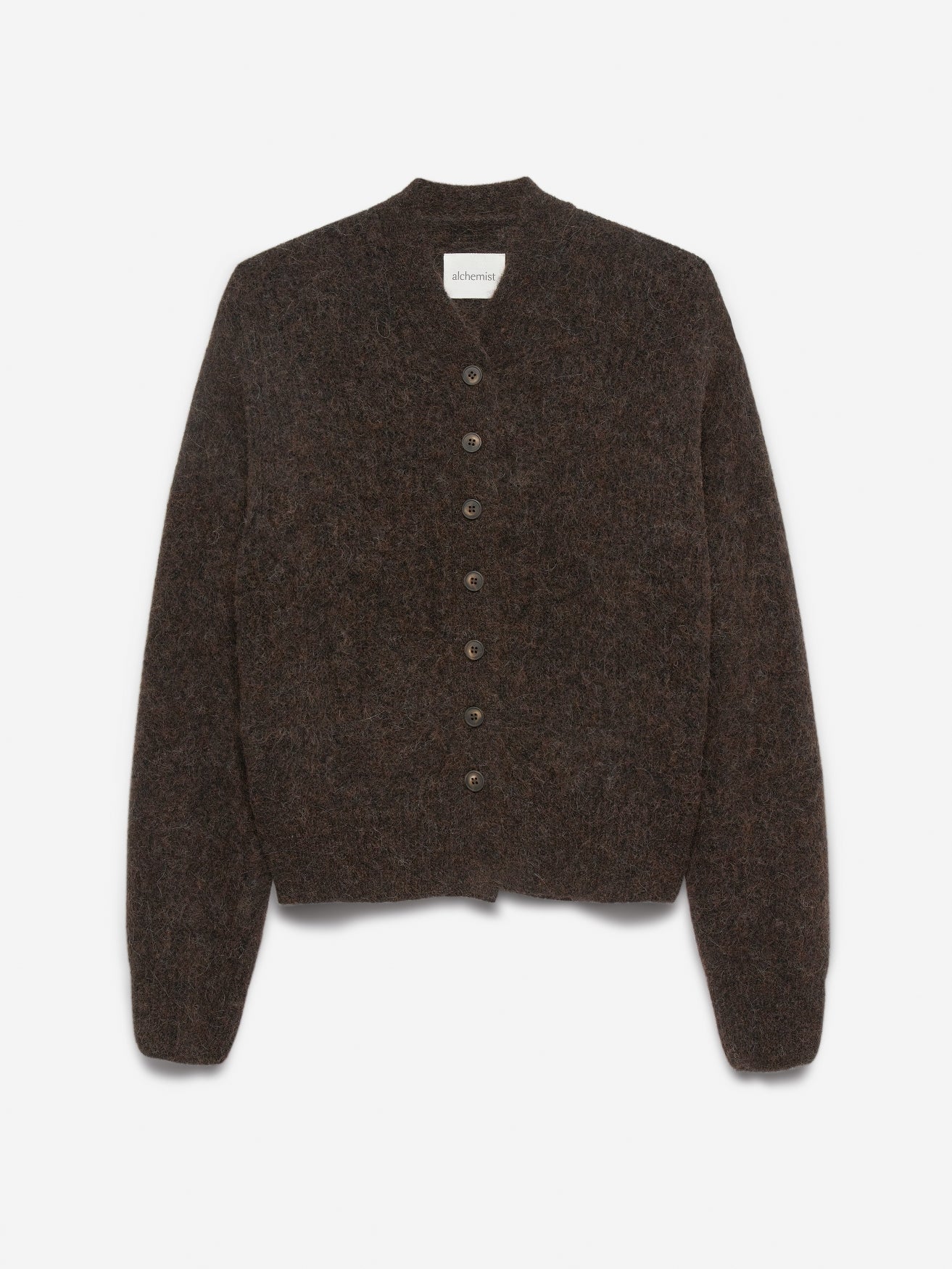 Jade Cardigan | Dark brown