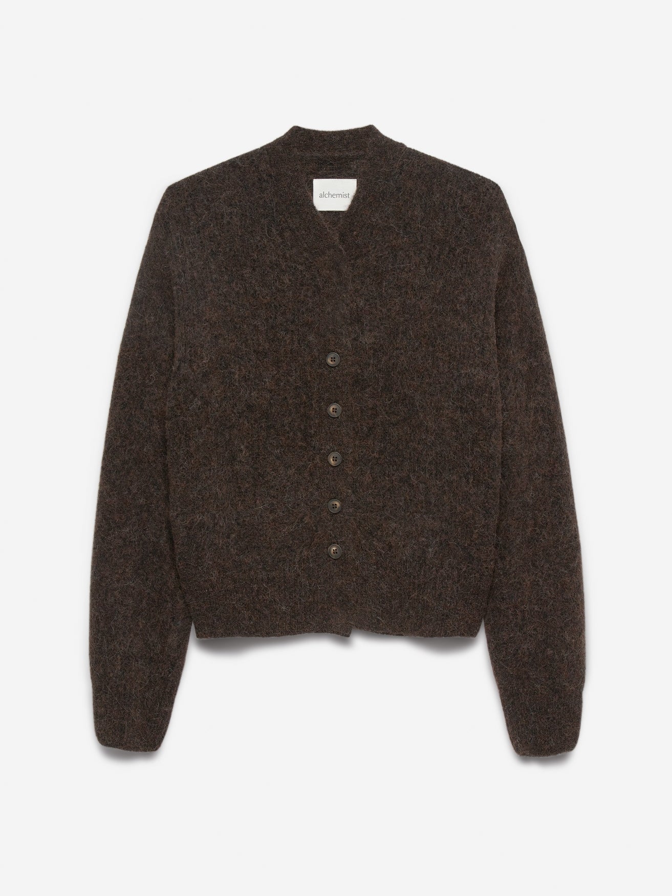 Jade Cardigan | Dark brown