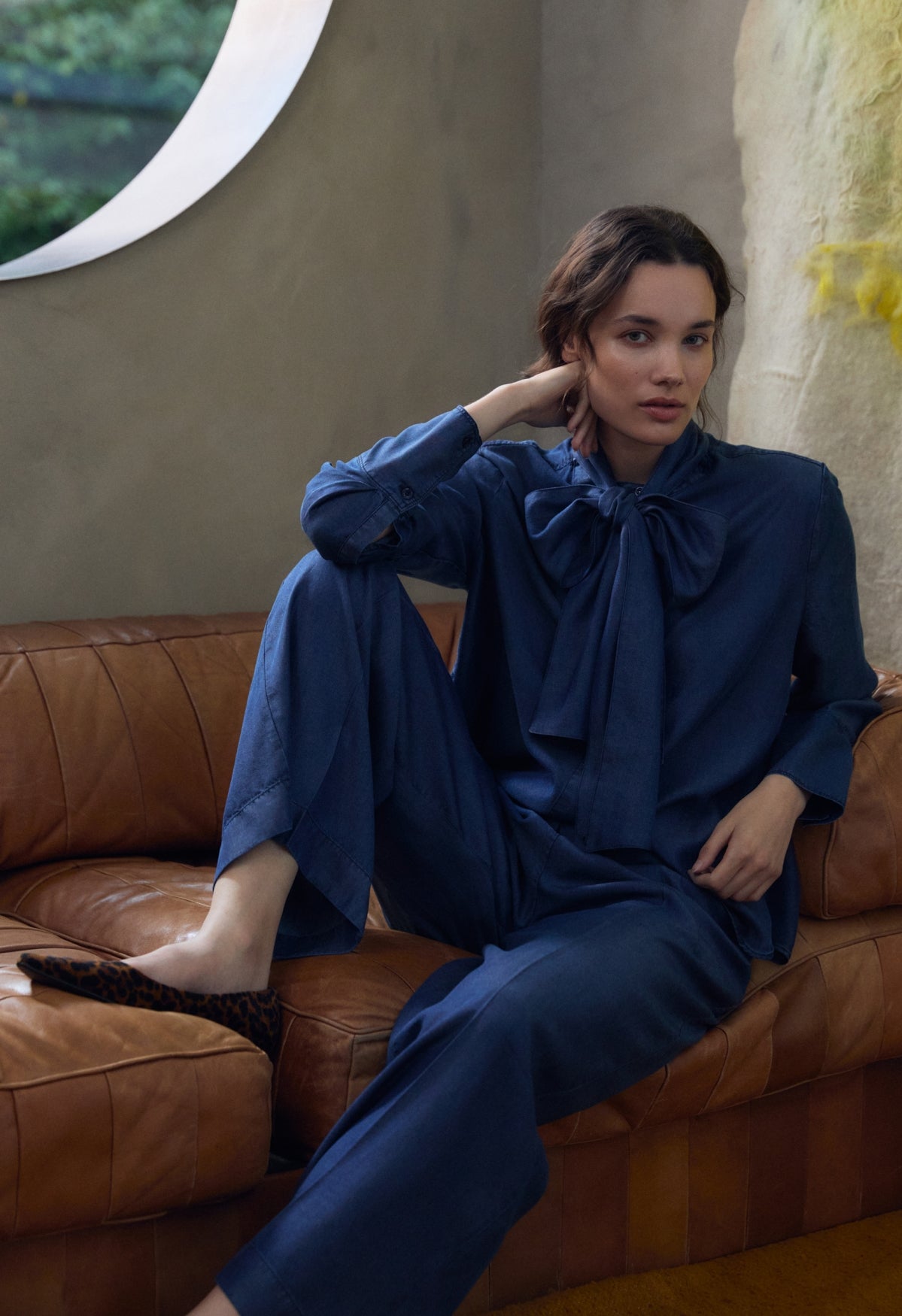 Moonflower | Blue denim