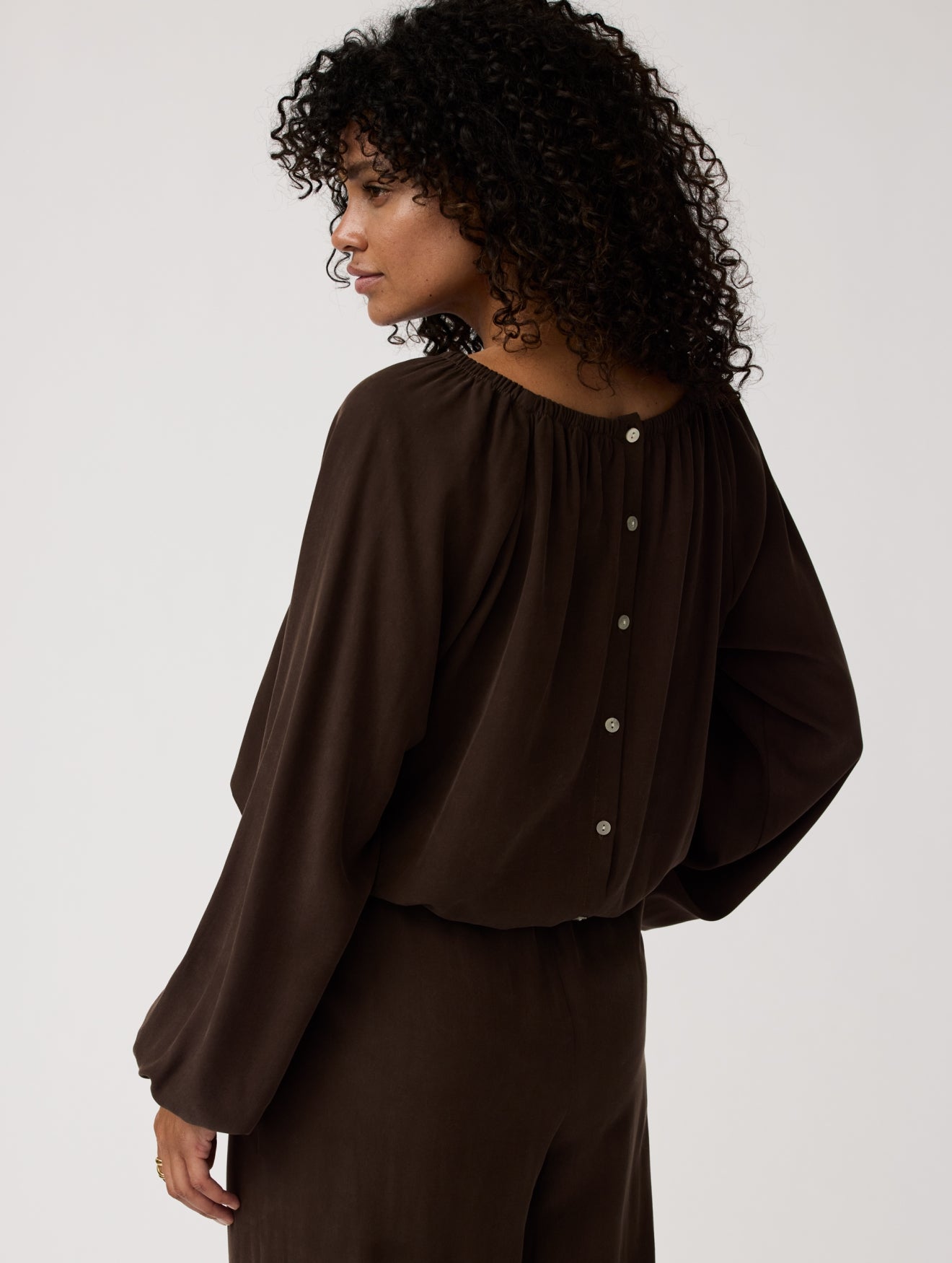 Elise Top | Dark brown
