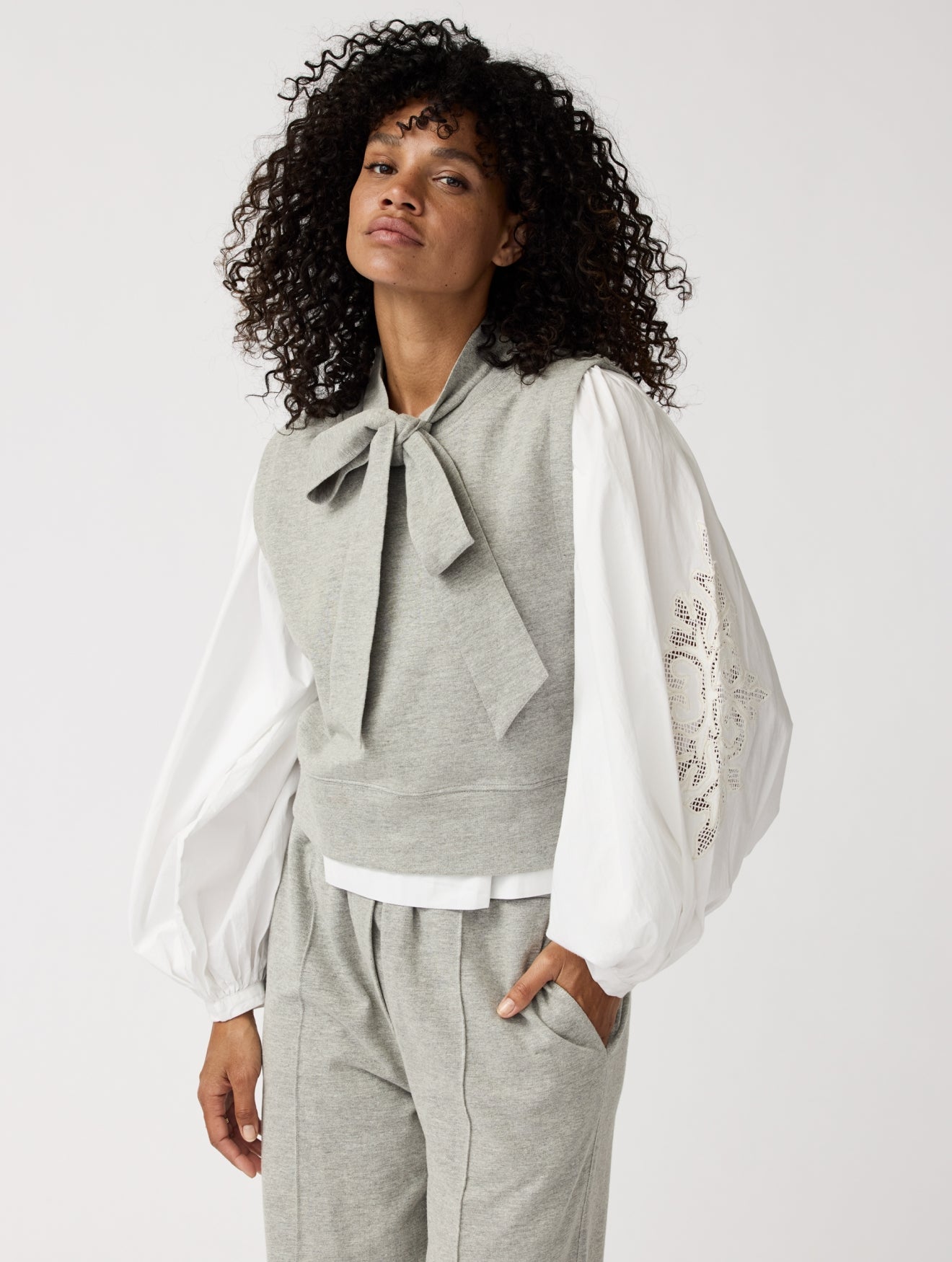 Alice Sweater | Grey melange