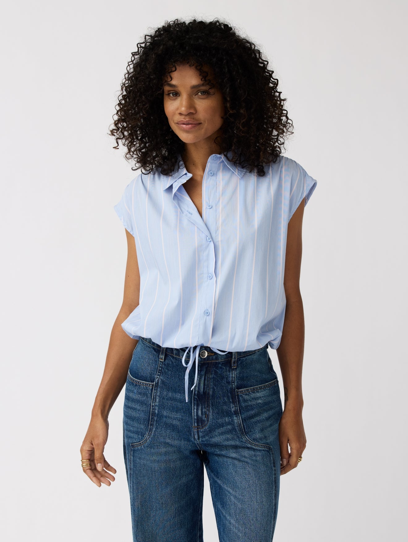 Pants Lori | Mid-Blue-Vintage