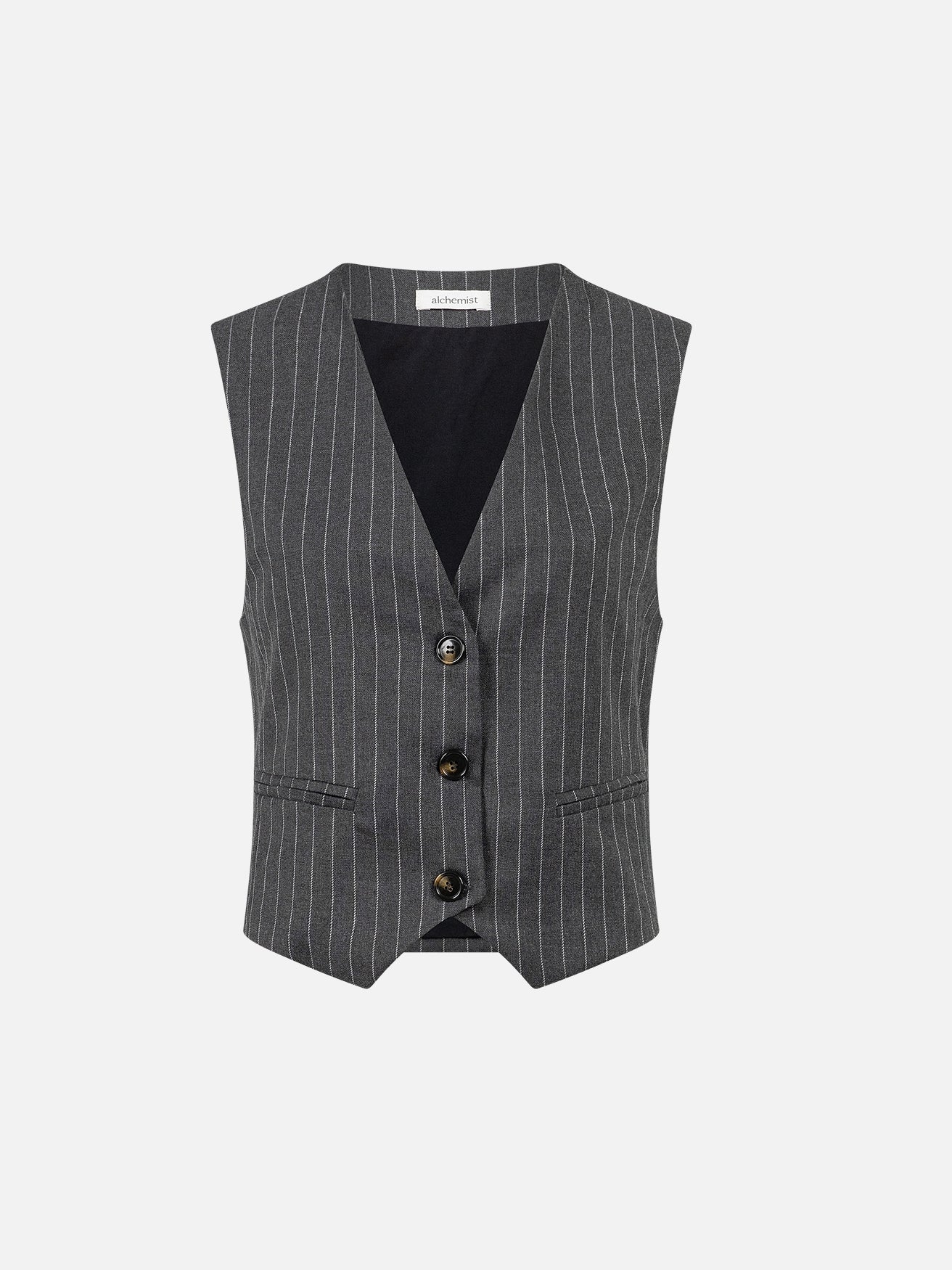 Hazel pinstripe gilet