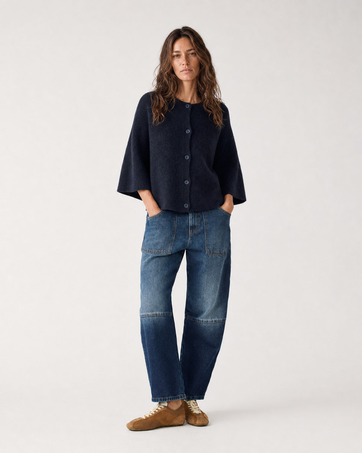 Heather Denim | Dark-Blue-Vintage