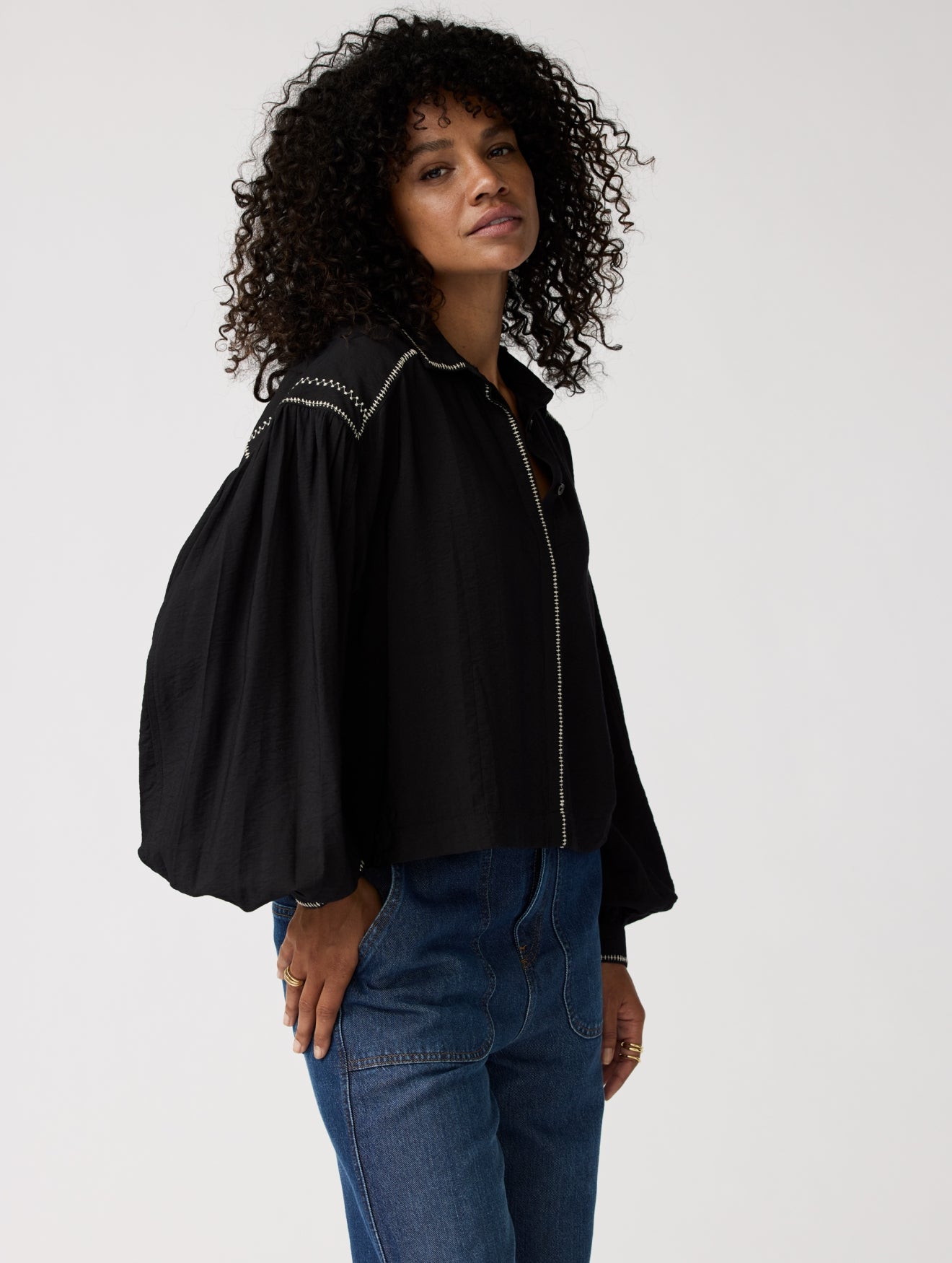 Eva Blouse | Black