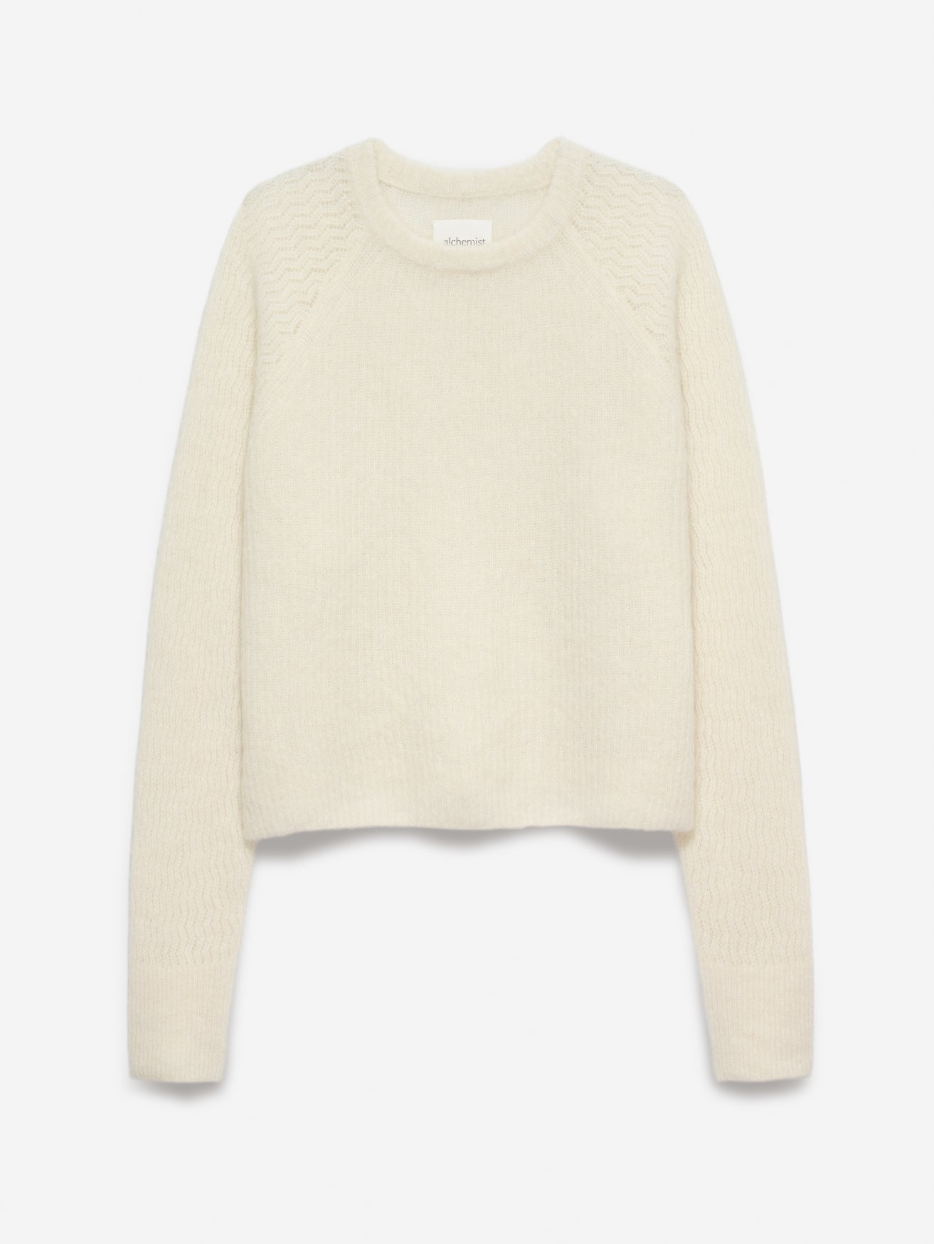 Sesame Pullover | Wool white