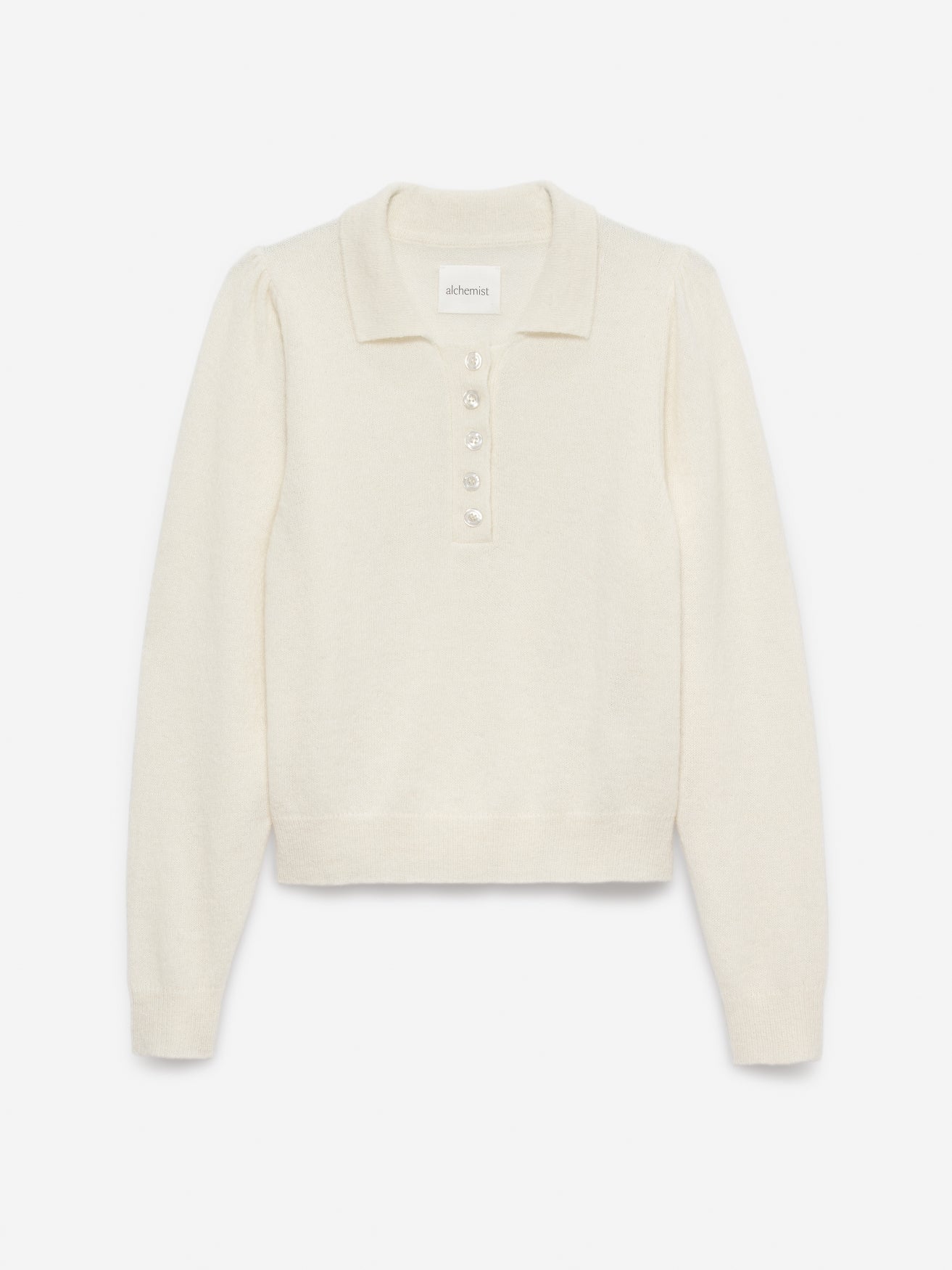 Lola Pullover | Wool white