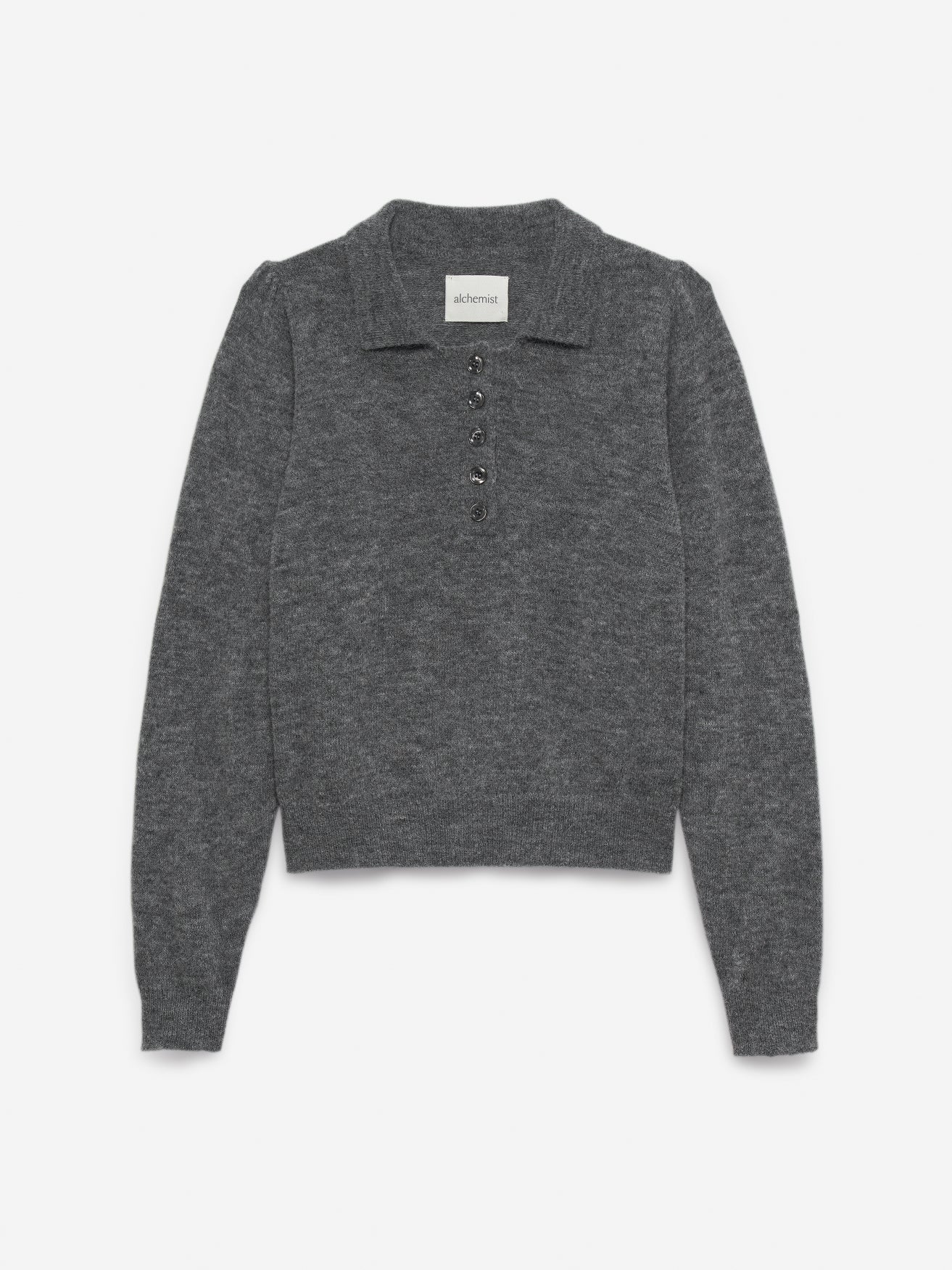 Lola Pullover | Dark grey melange