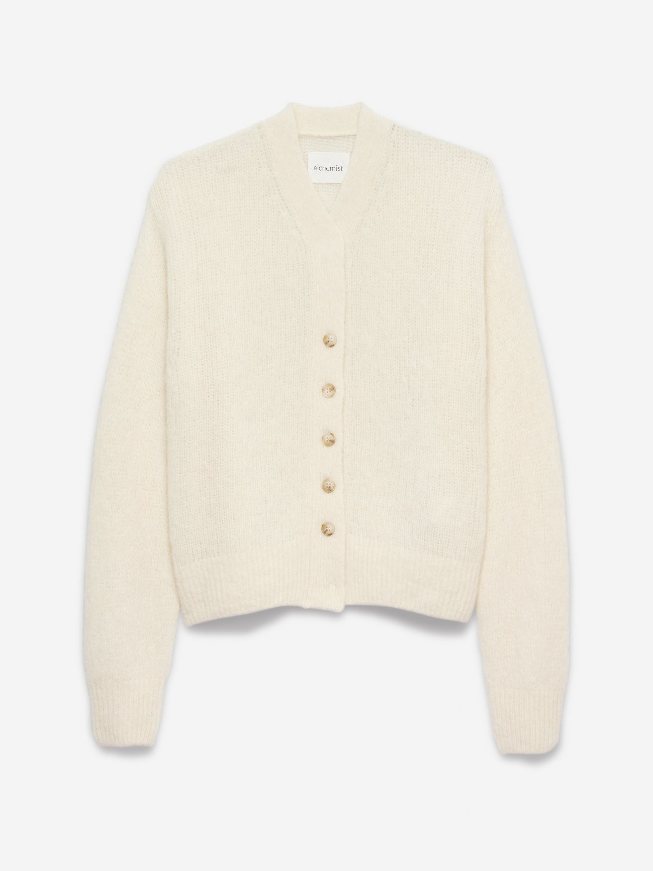 Jade Cardigan | Wool white