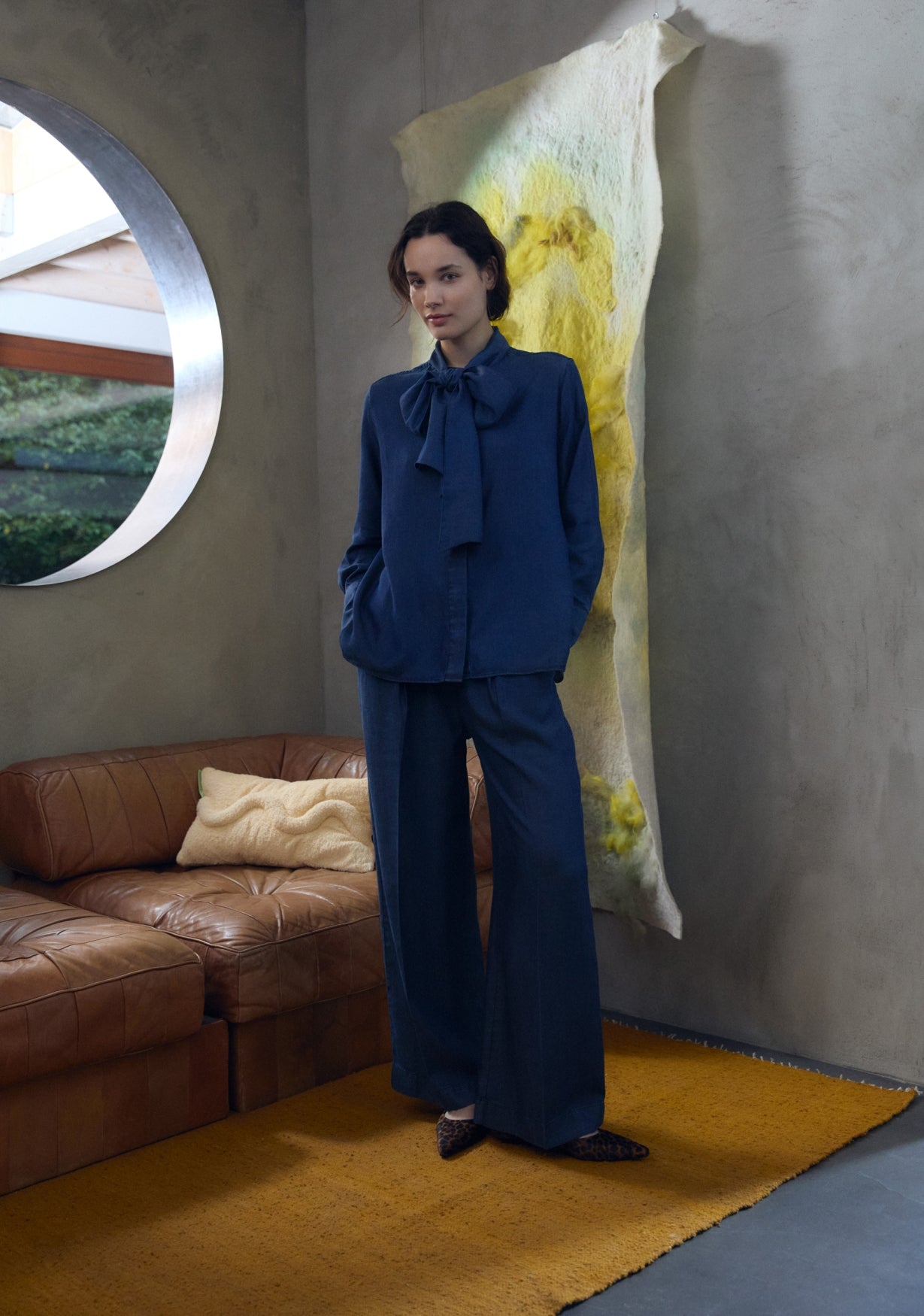 Moonflower | Blue denim