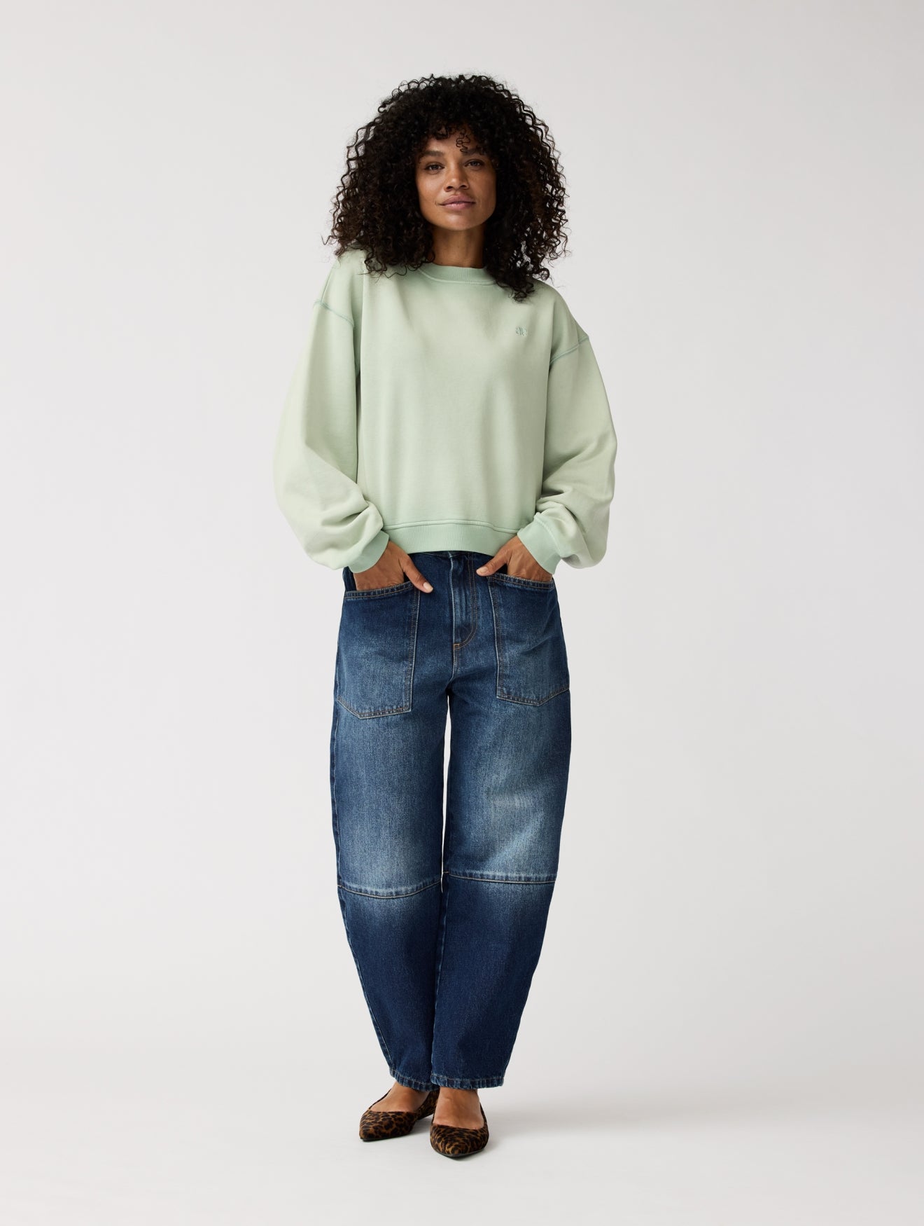 Isla Sweater | Dark sage