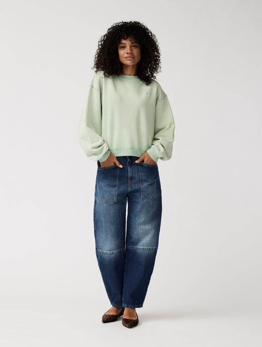 Isla Sweater | Dark sage