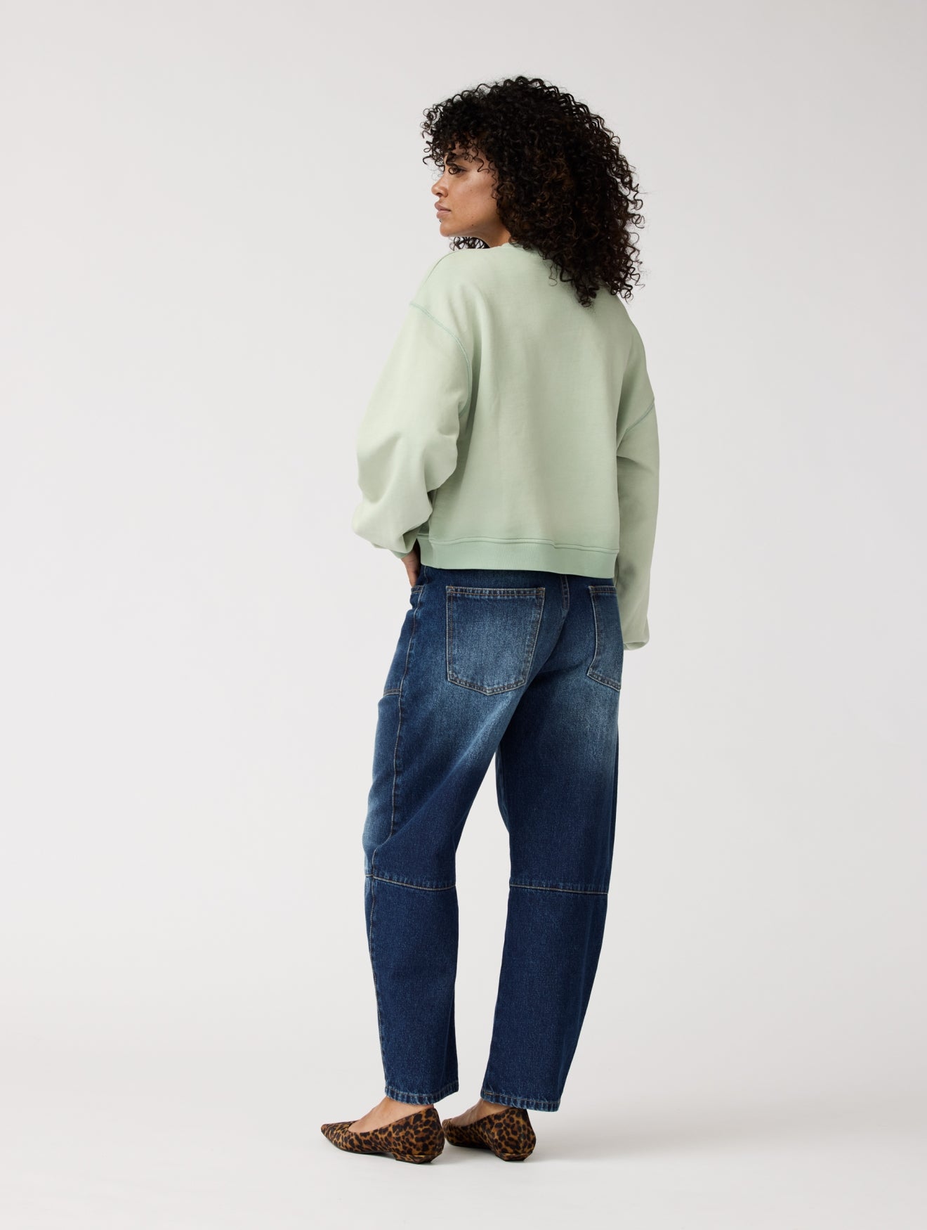 Isla Sweater | Dark sage