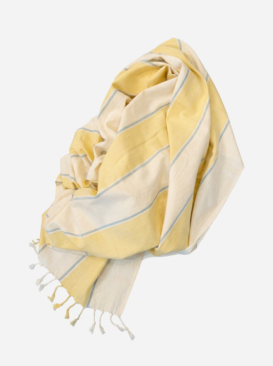 Hammam Towel | Butter Yellow striped