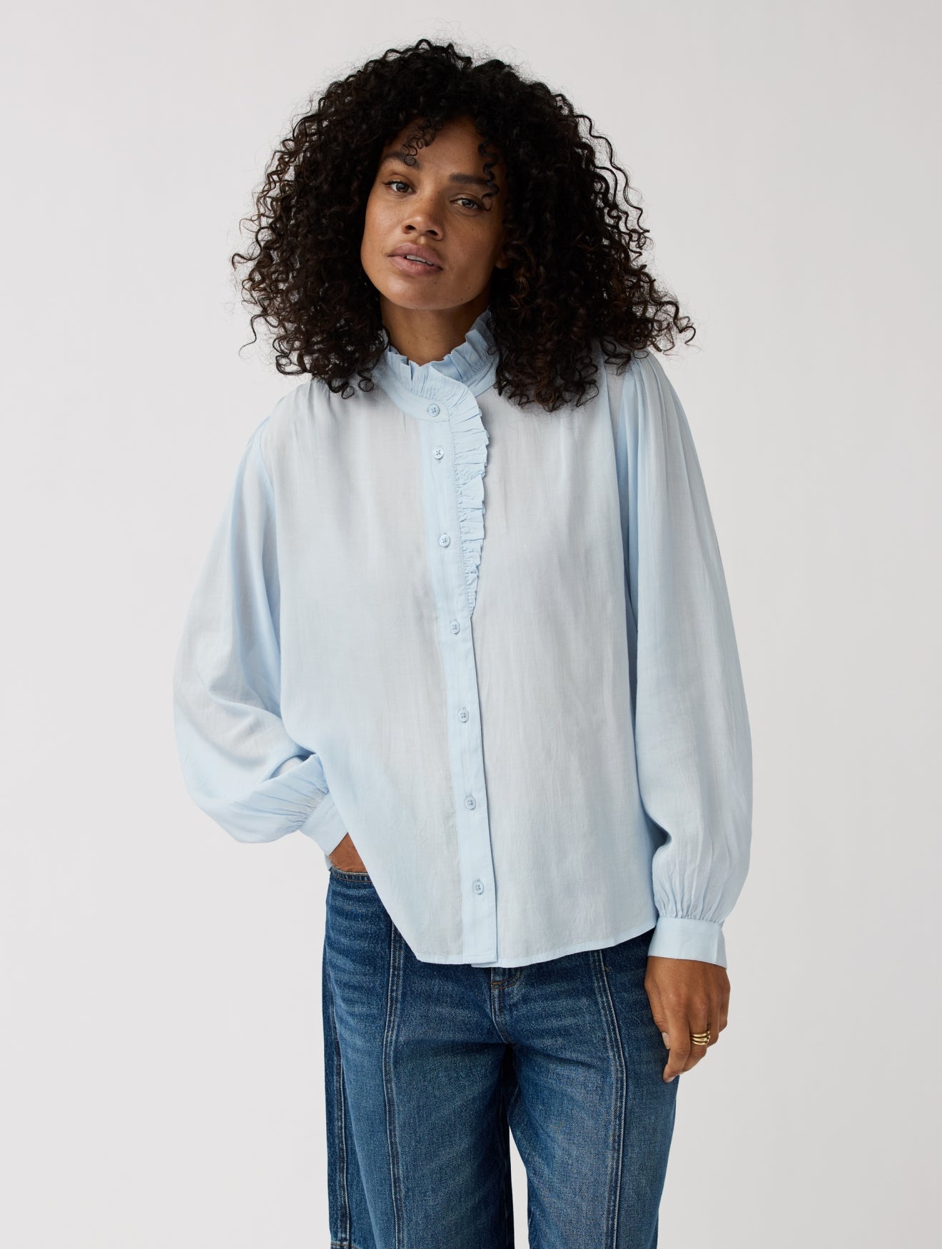 Blouse Lux | Faded blue
