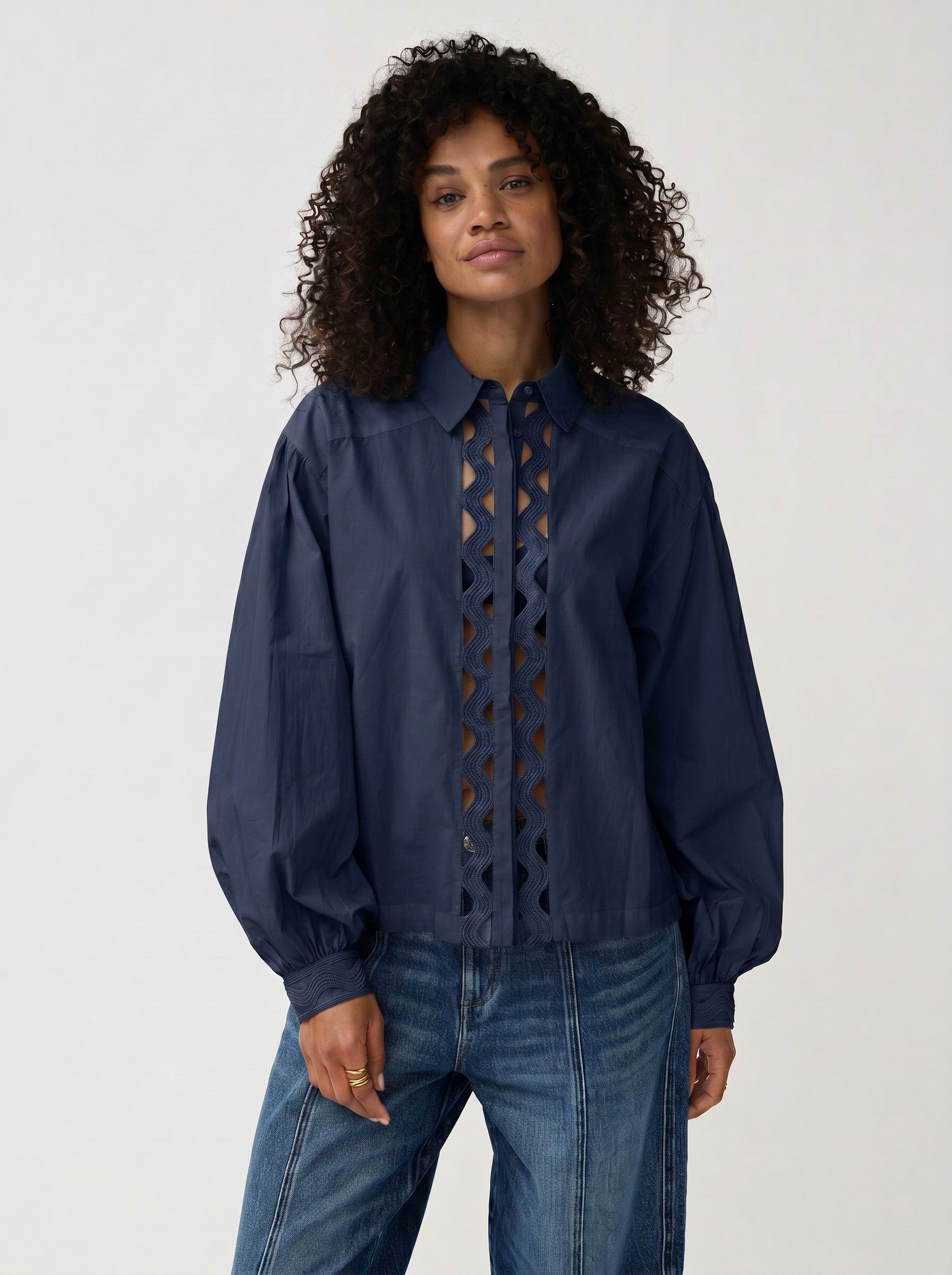 Blouse Eva | Navy