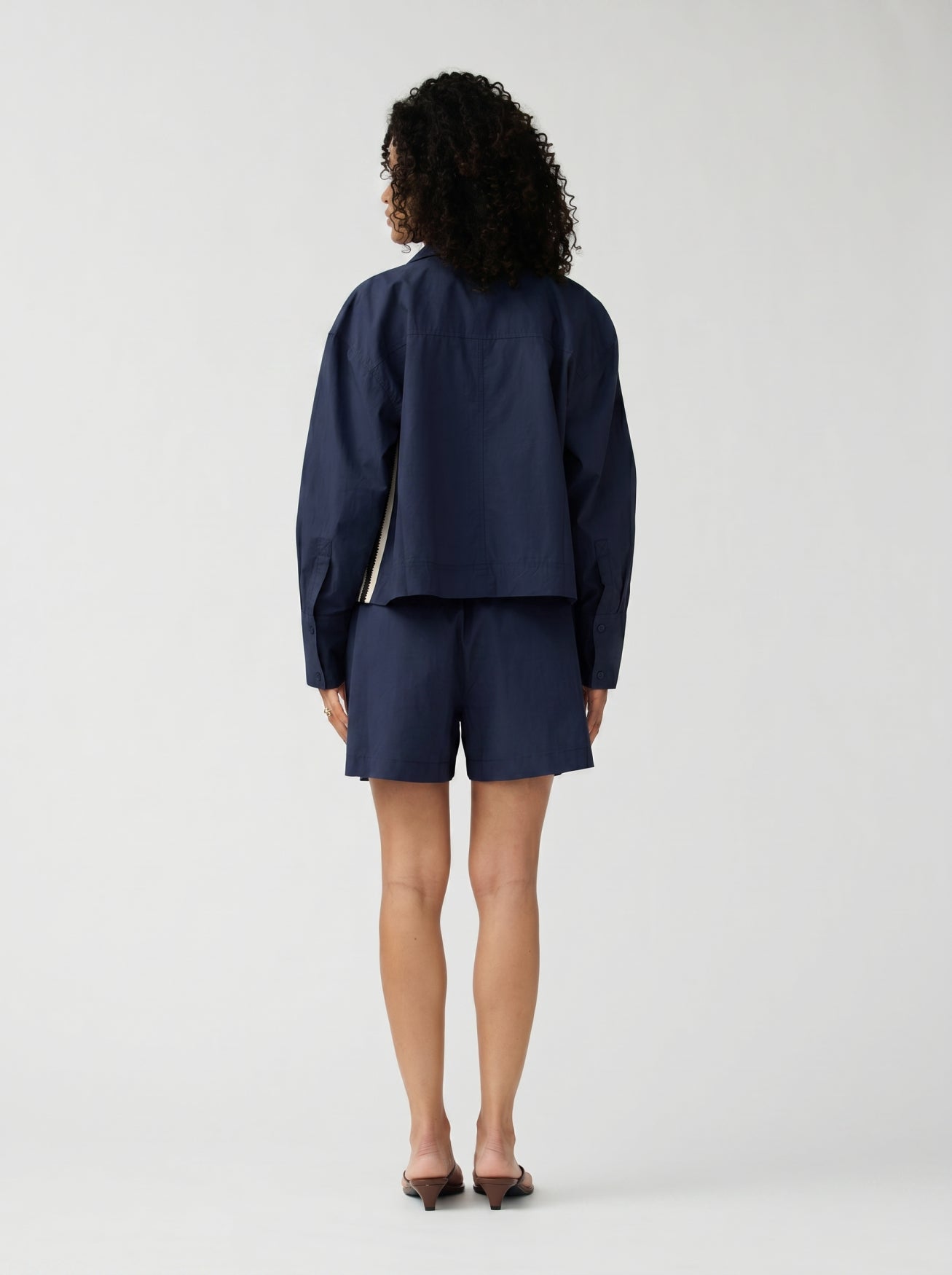 Blouse Loes tape | Navy