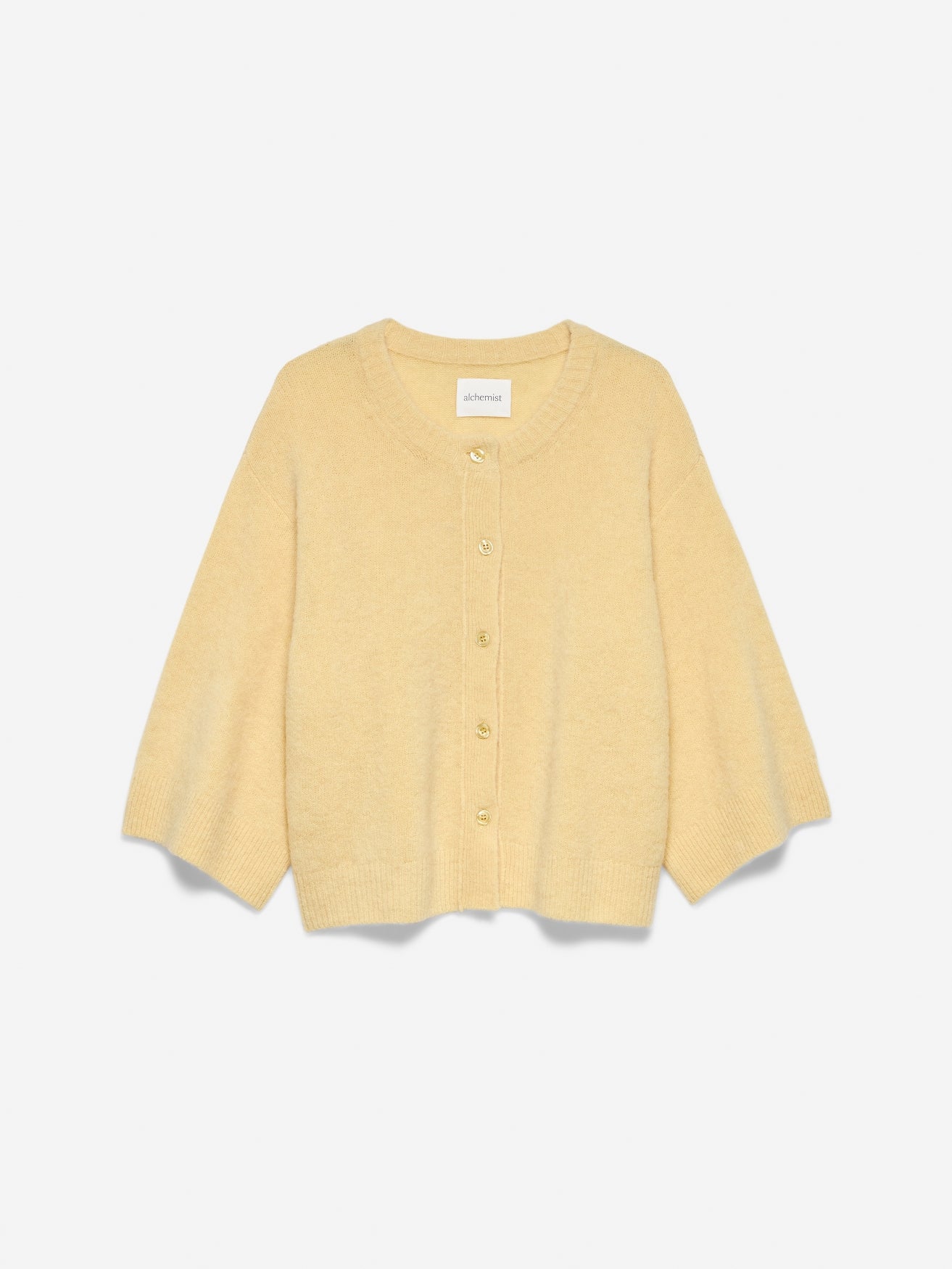 Cardigan Caroline | Butter yellow