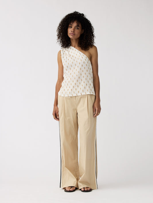 Pants Moonflower tape | Sand