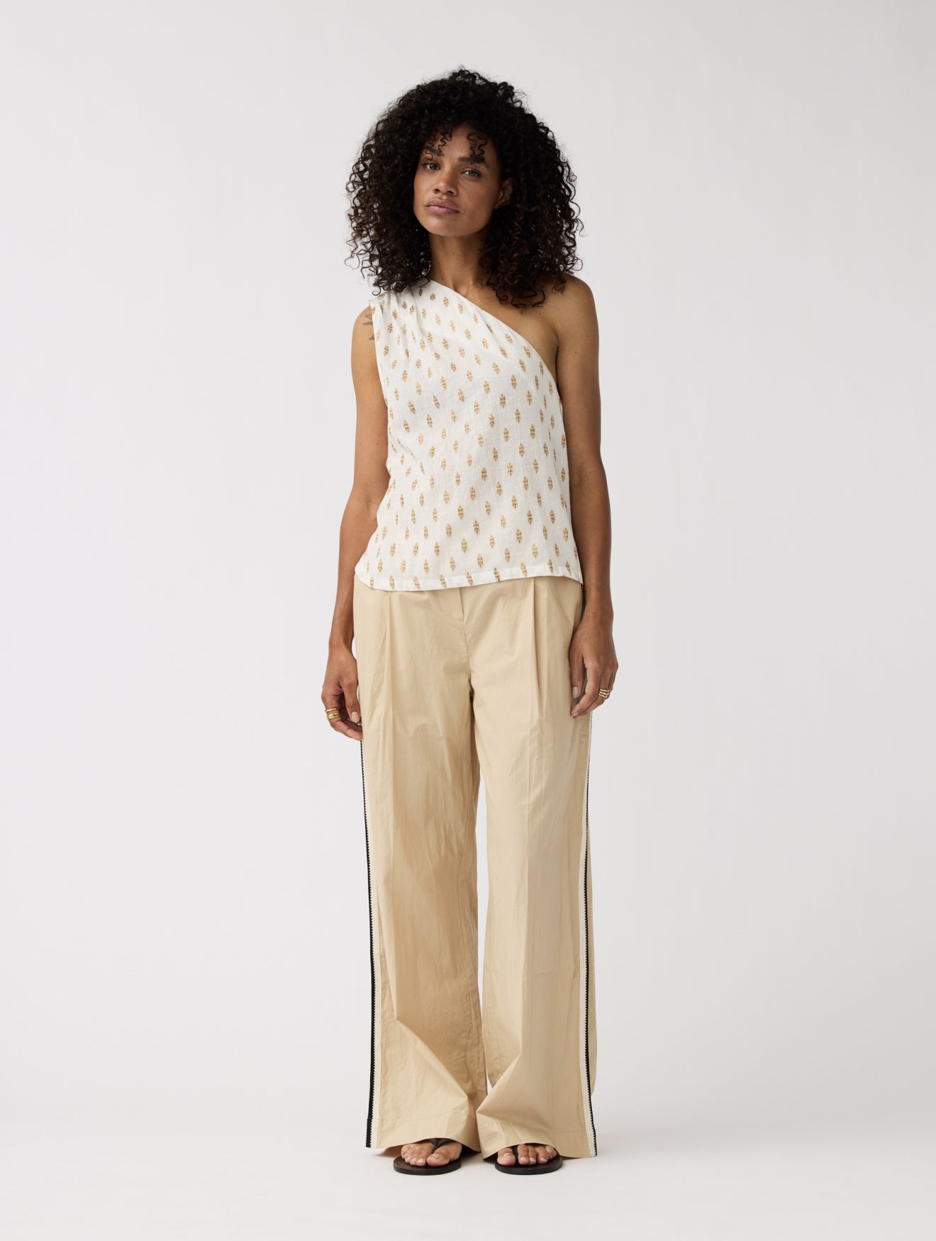 Pants Moonflower tape | Sand