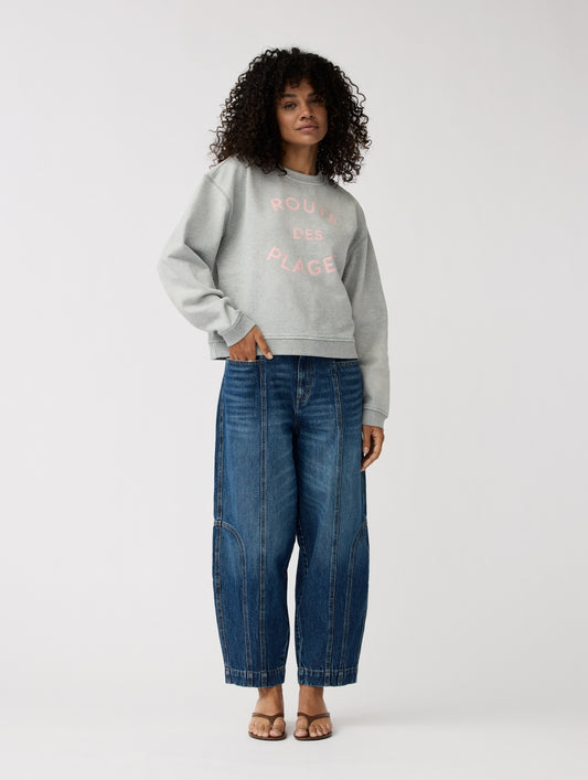 Pants Abbi | Mid-Blue-Vintage