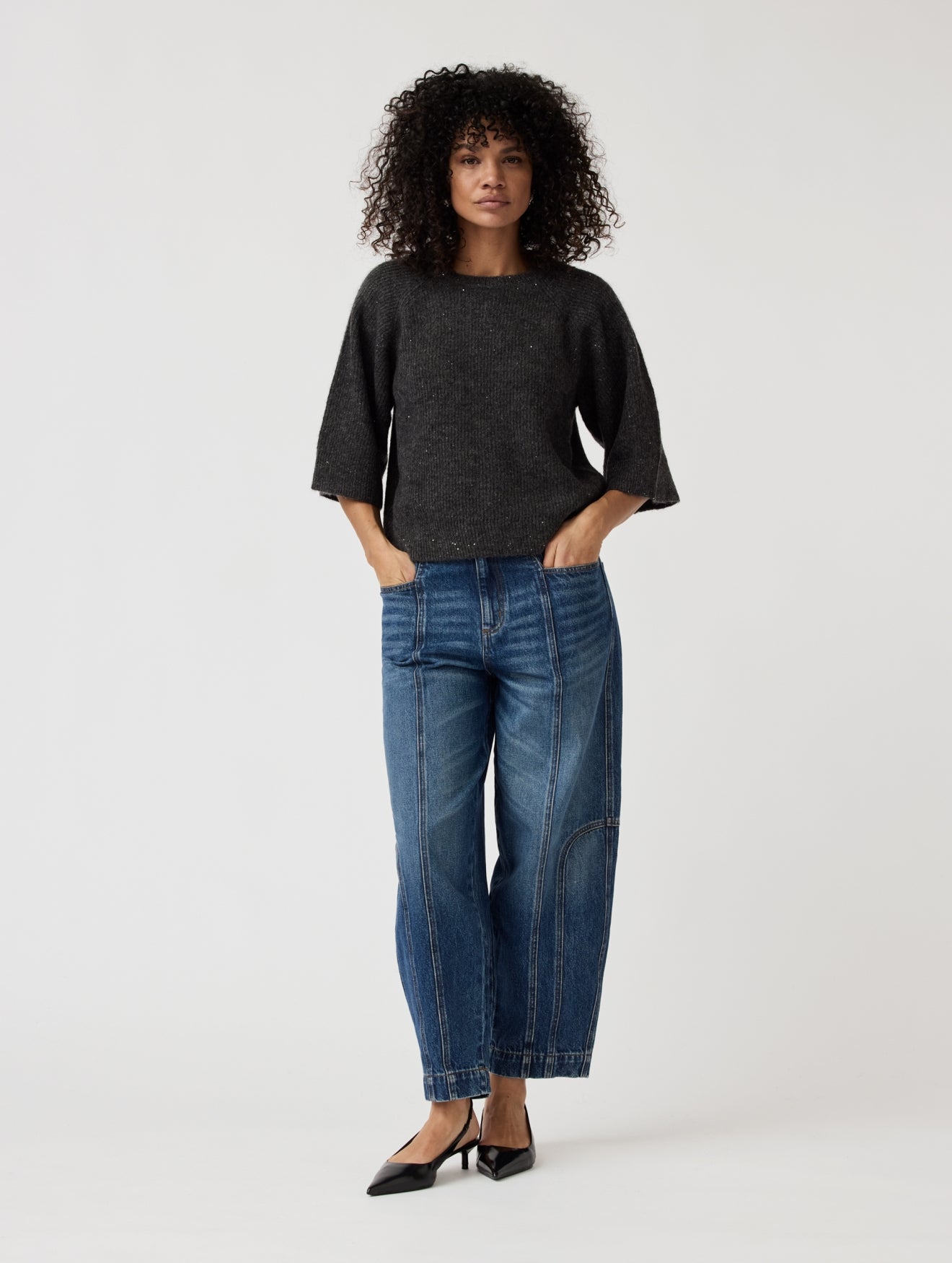 Pants Abbi | Mid-Blue-Vintage