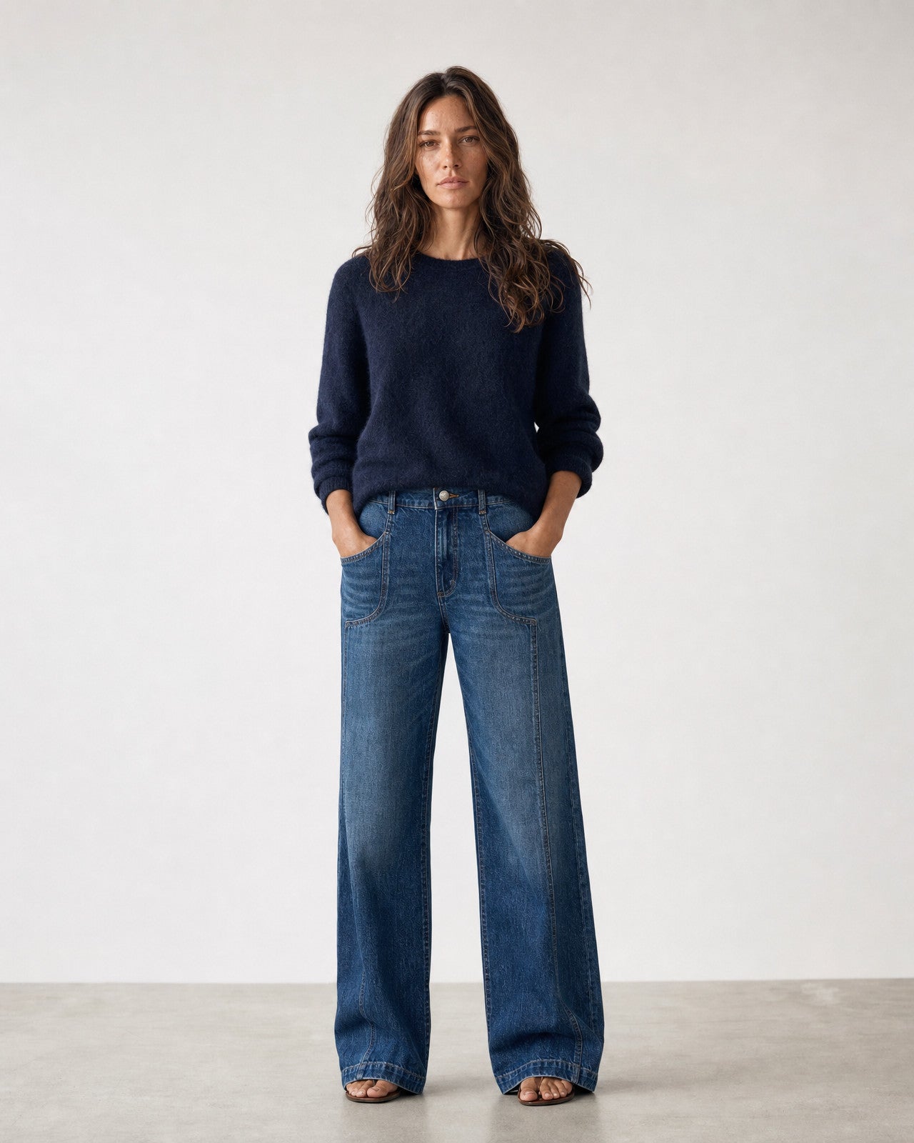 Pants Lori | Mid-Blue-Vintage