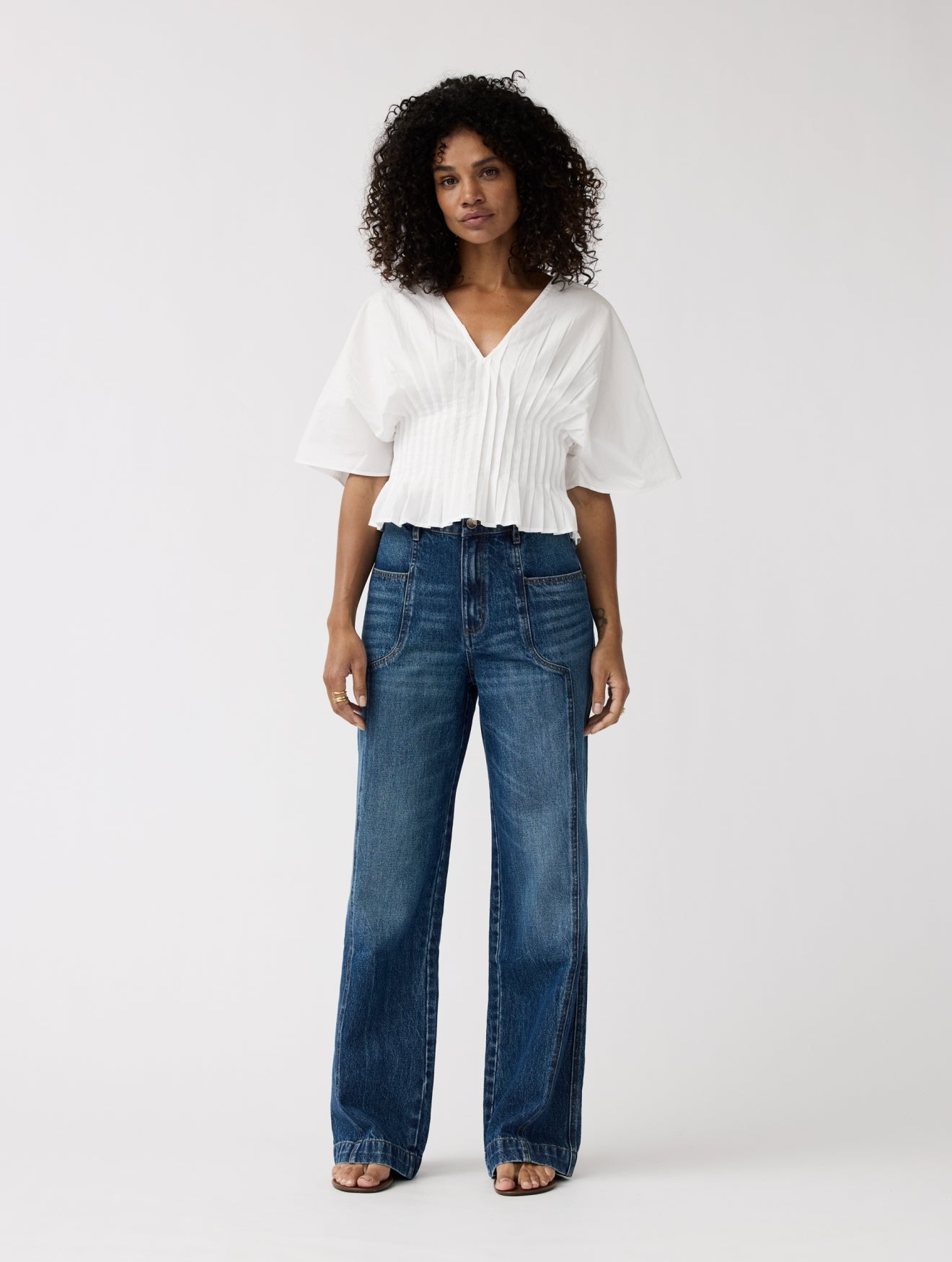 Pants Lori | Mid-Blue-Vintage