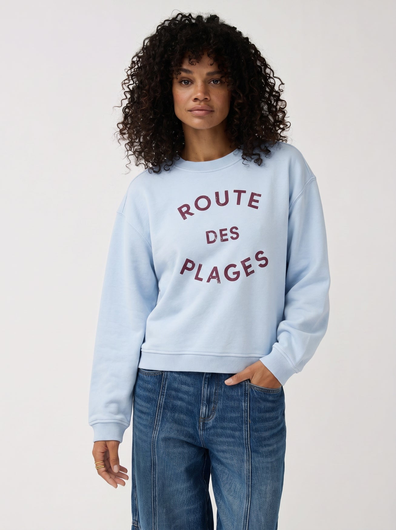 Sweater Isla | Faded blue