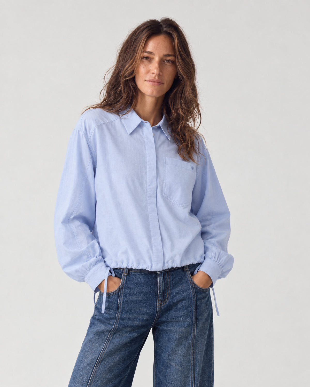 Blouse Fay | Sky blue