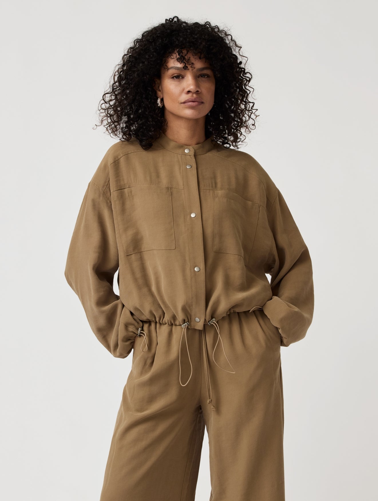 Jacket Devi | Dark Khaki