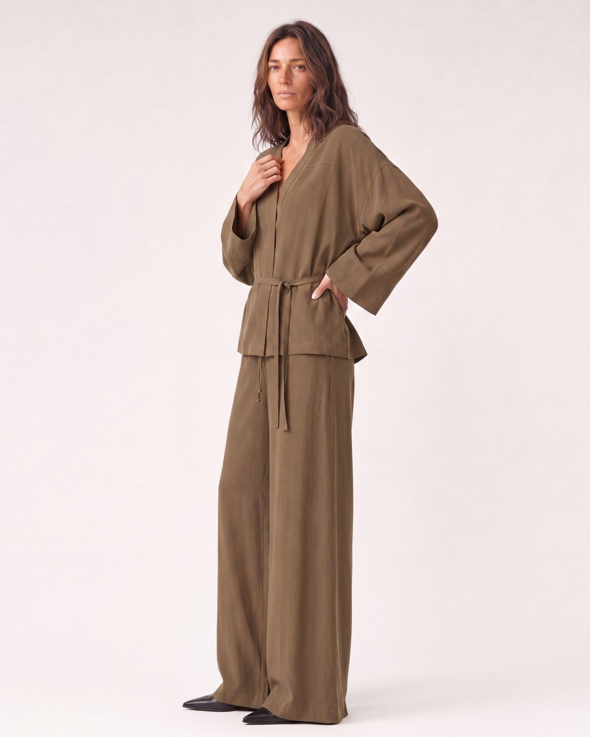 Top Lieke | Dark Khaki