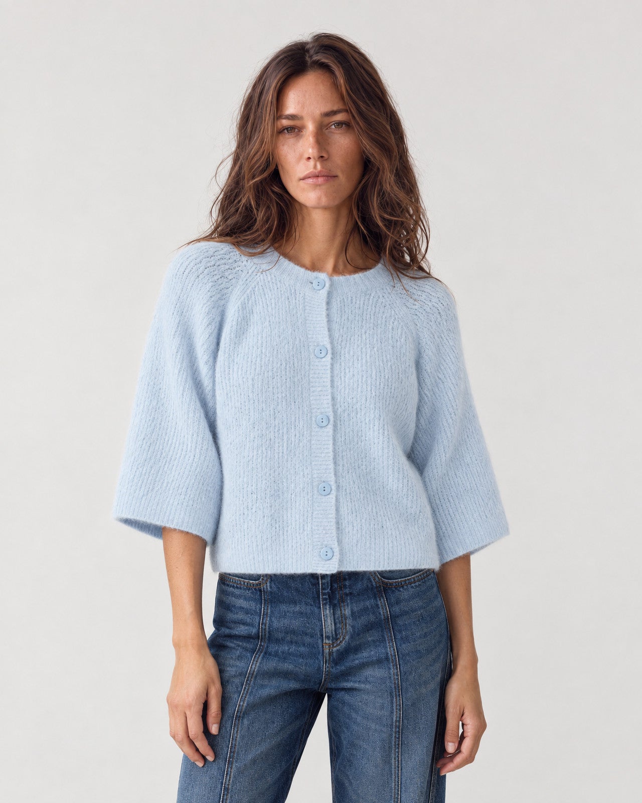 Cardigan Mimosa | Ice blue