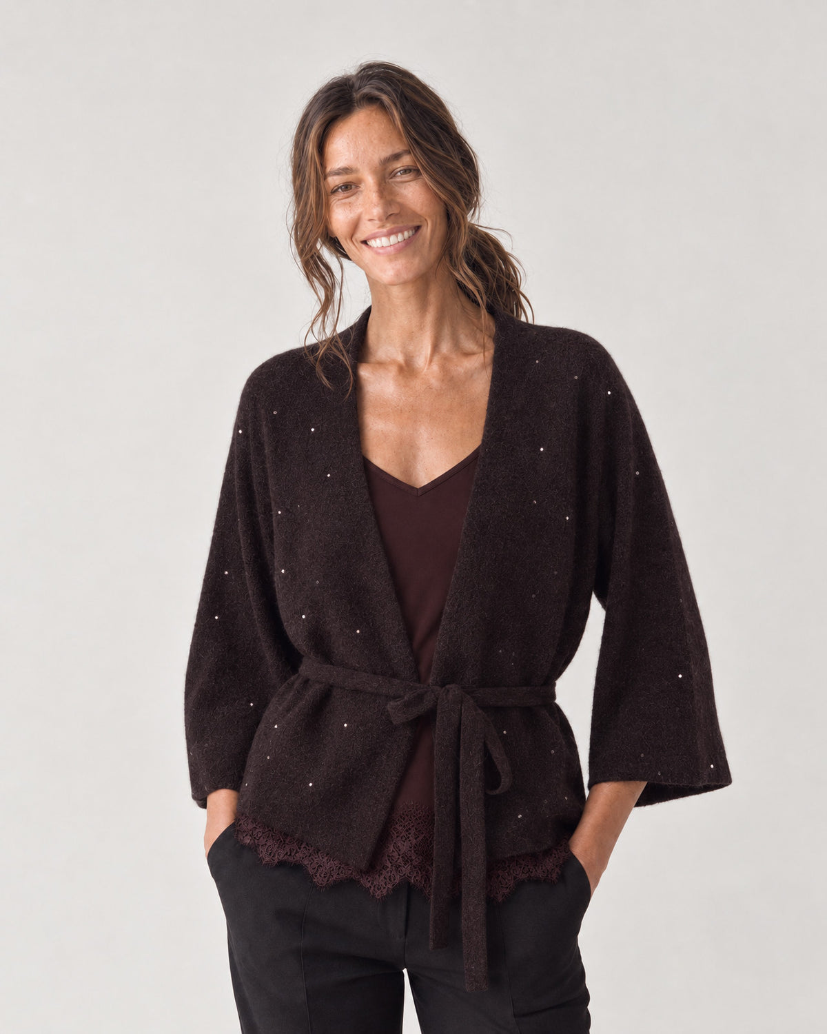 Cardigan Sofia | Chocolat