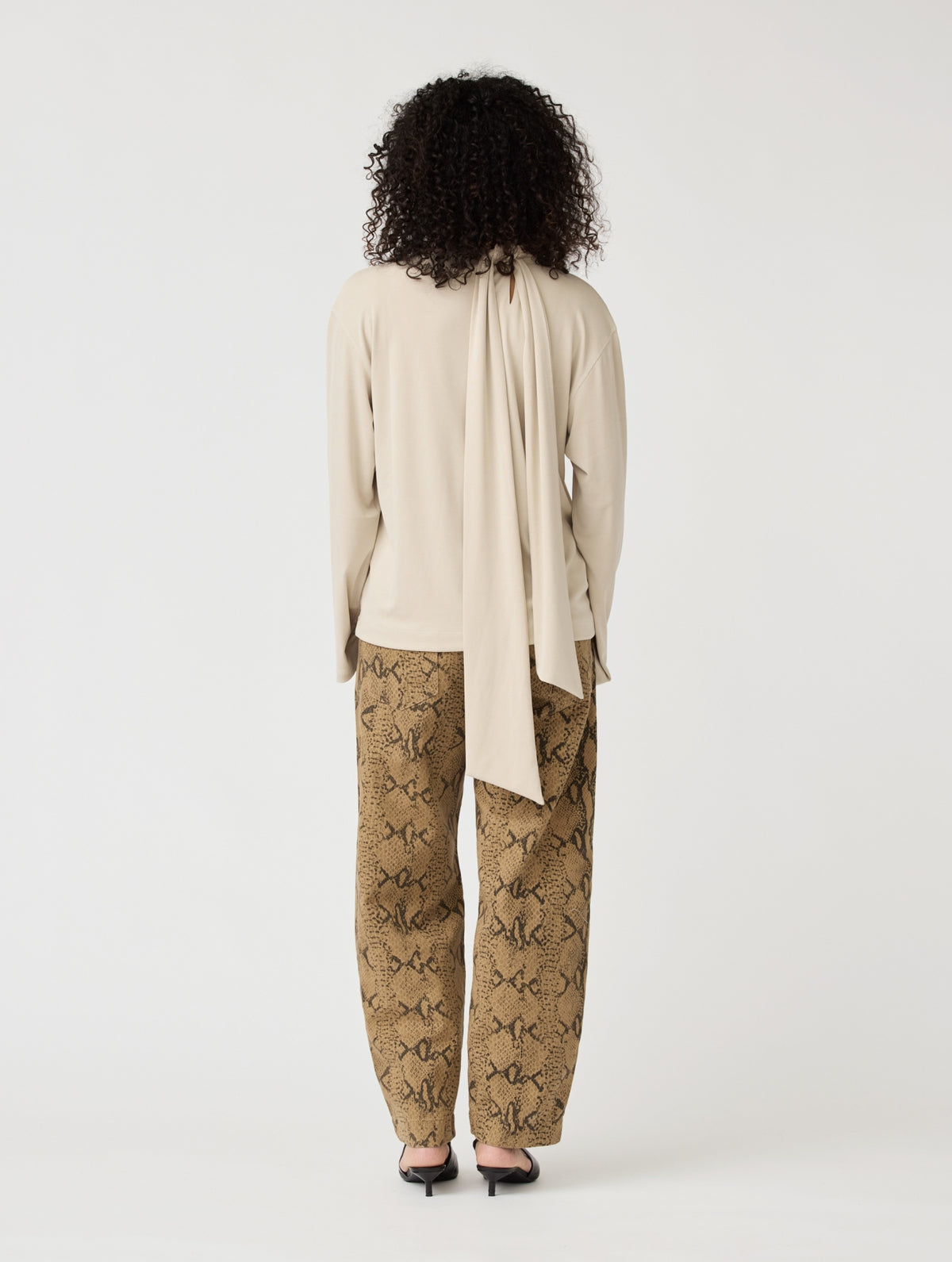 Pants Abbi | Khaki print