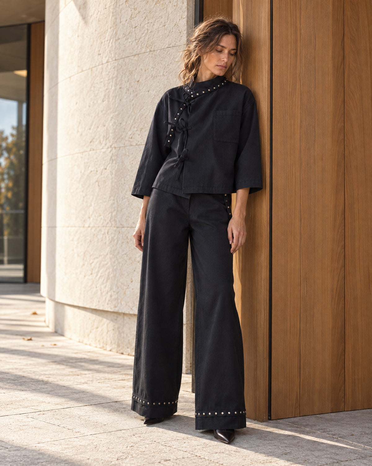 Pants Moonflower Straps | Navy